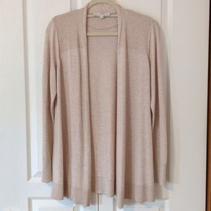 Loft tan cardigan - long, soft, and flowy